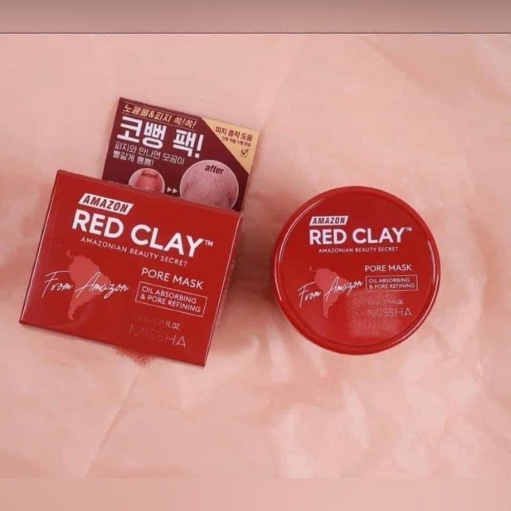 [MISSHA] Amazon Red Clay Pore Mask - 110ml. Expired 2026